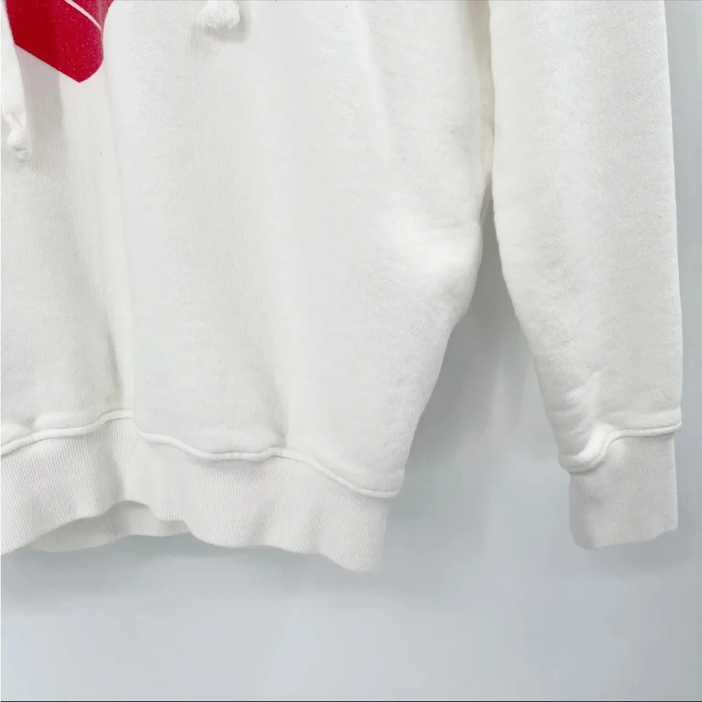 NWT Spiritual Gangster “Ur All U Need” Heart Sweatshirt Red/White Size Small - Picture 5 of 16
